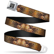 BD Wings Logo CLOSE-UP Full Color Black Silver Seatbelt Belt - TJ-Bollt Fairy Webbing Seatbelt Belts Tattoo Johnny