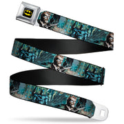 Batman Full Color Black/Yellow Seatbelt Belt - The New 52 Detective Comics Issue #1 Batman & James Gordon Scene Webbing Seatbelt Belts DC Comics
