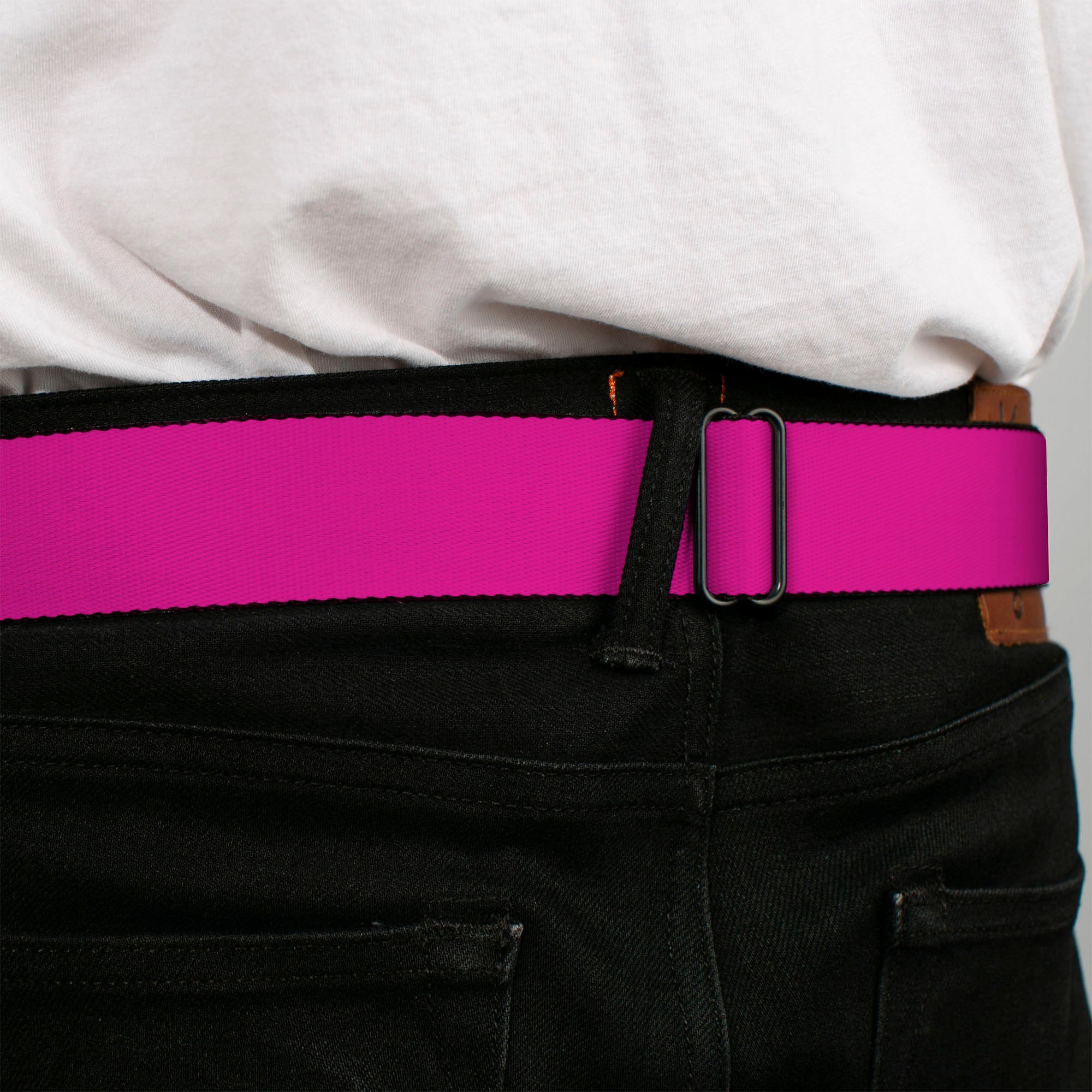 Corvette Seatbelt Belt - Fuchsia Webbing Seatbelt Belts GM General Motors