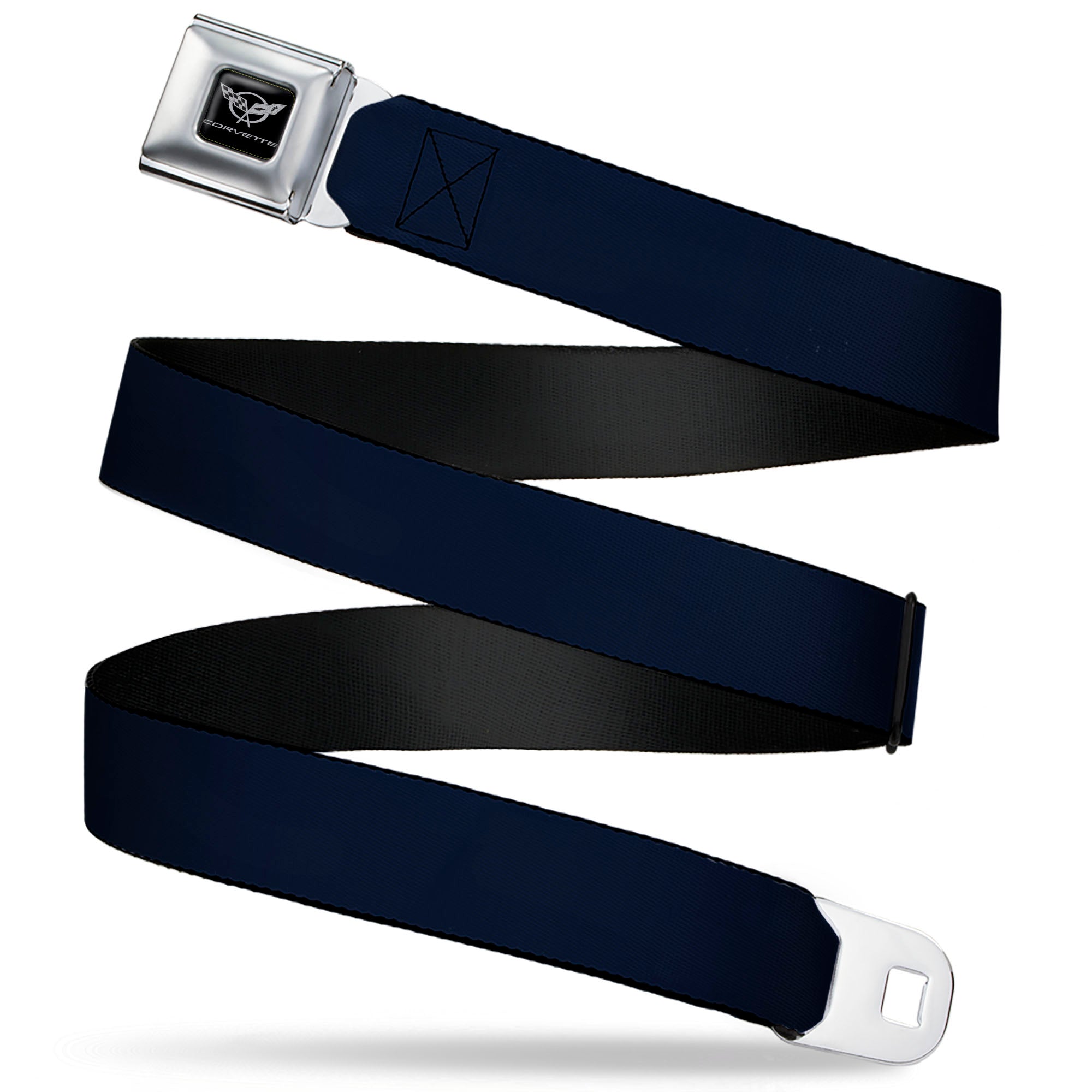 Corvette Seatbelt Belt - Navy Webbing Seatbelt Belts GM General Motors