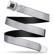 C6 Seatbelt Belt - Silver Webbing Seatbelt Belts GM General Motors