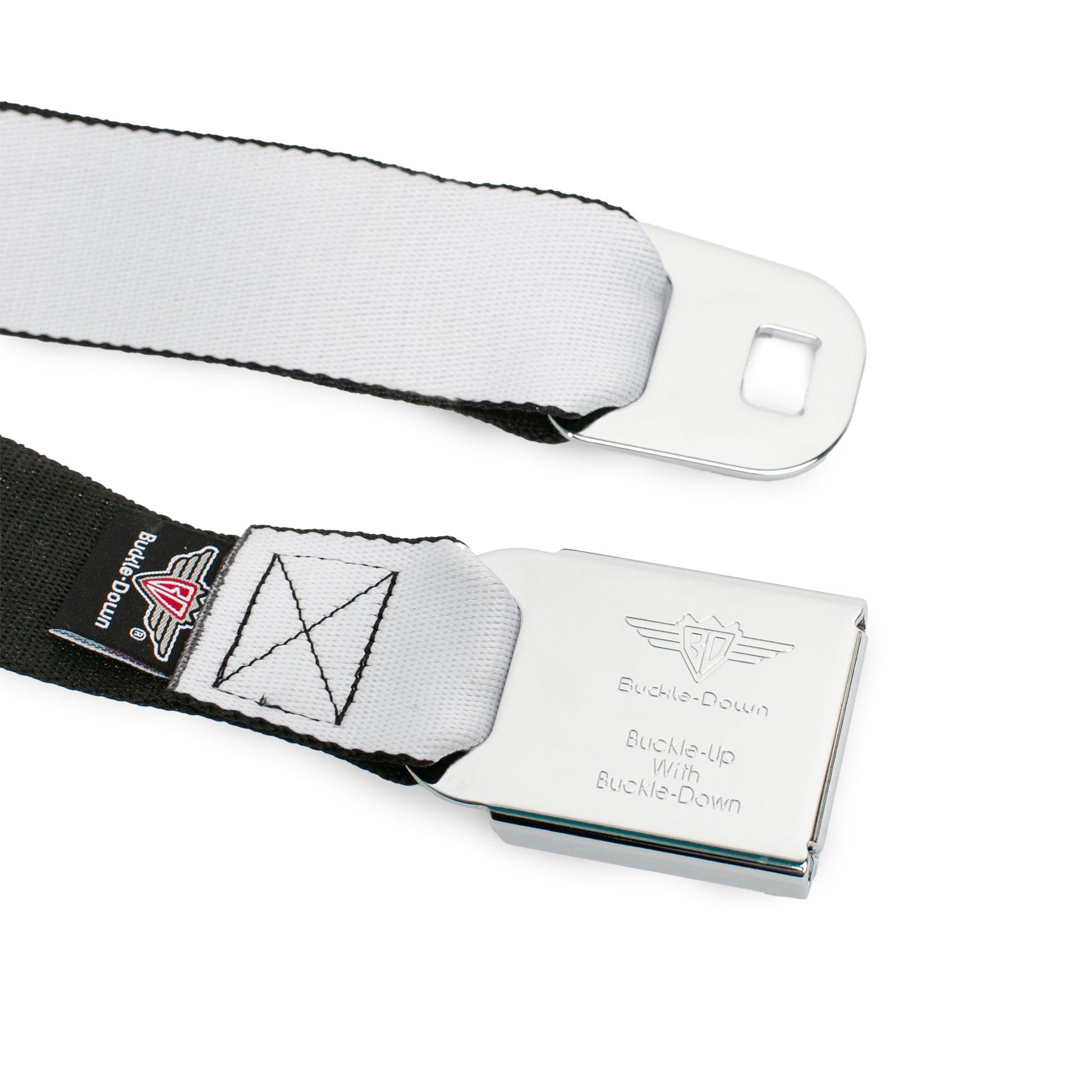 C6 Seatbelt Belt - White Webbing Seatbelt Belts GM General Motors