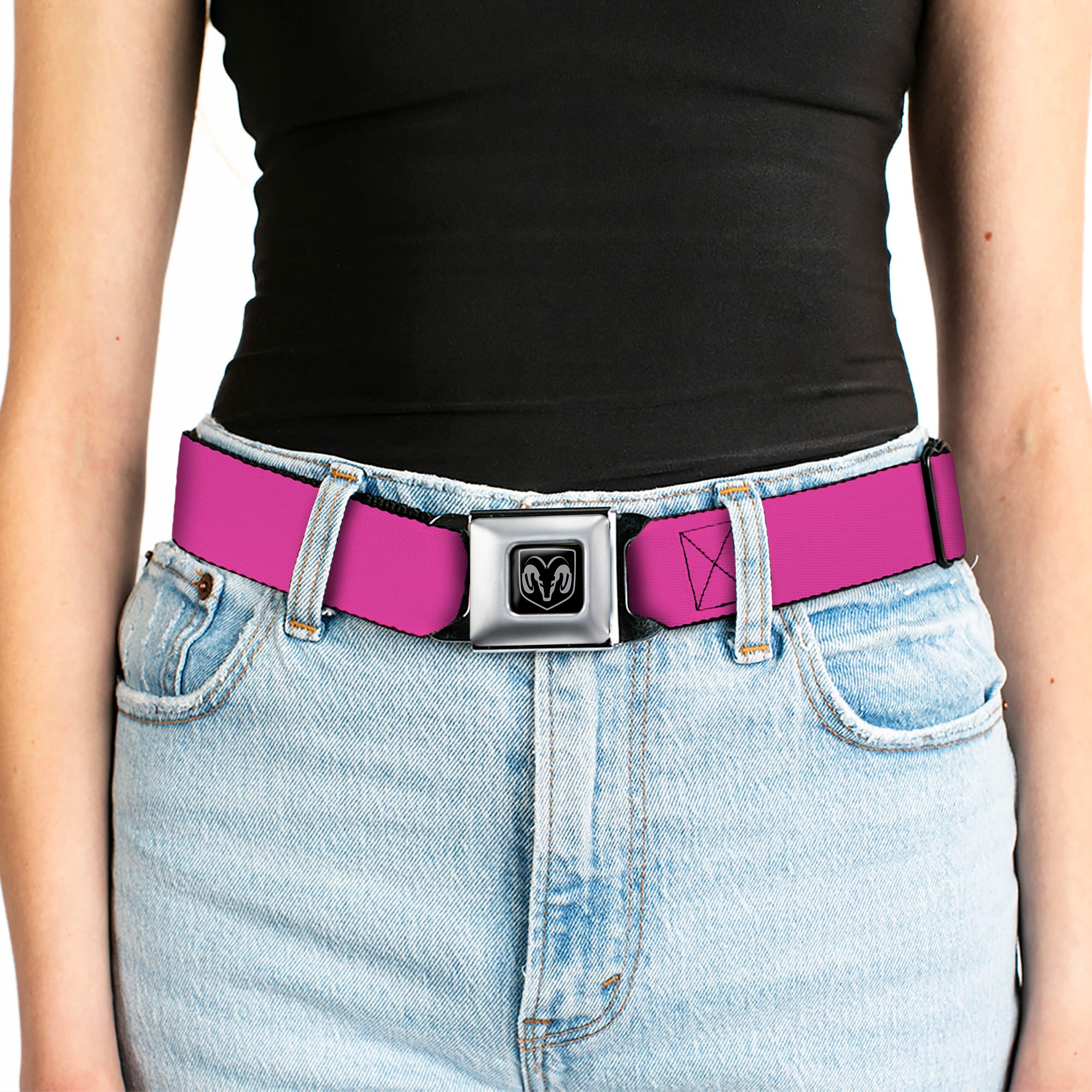 Ram Seatbelt Belt - Fuchsia Webbing Seatbelt Belts Ram