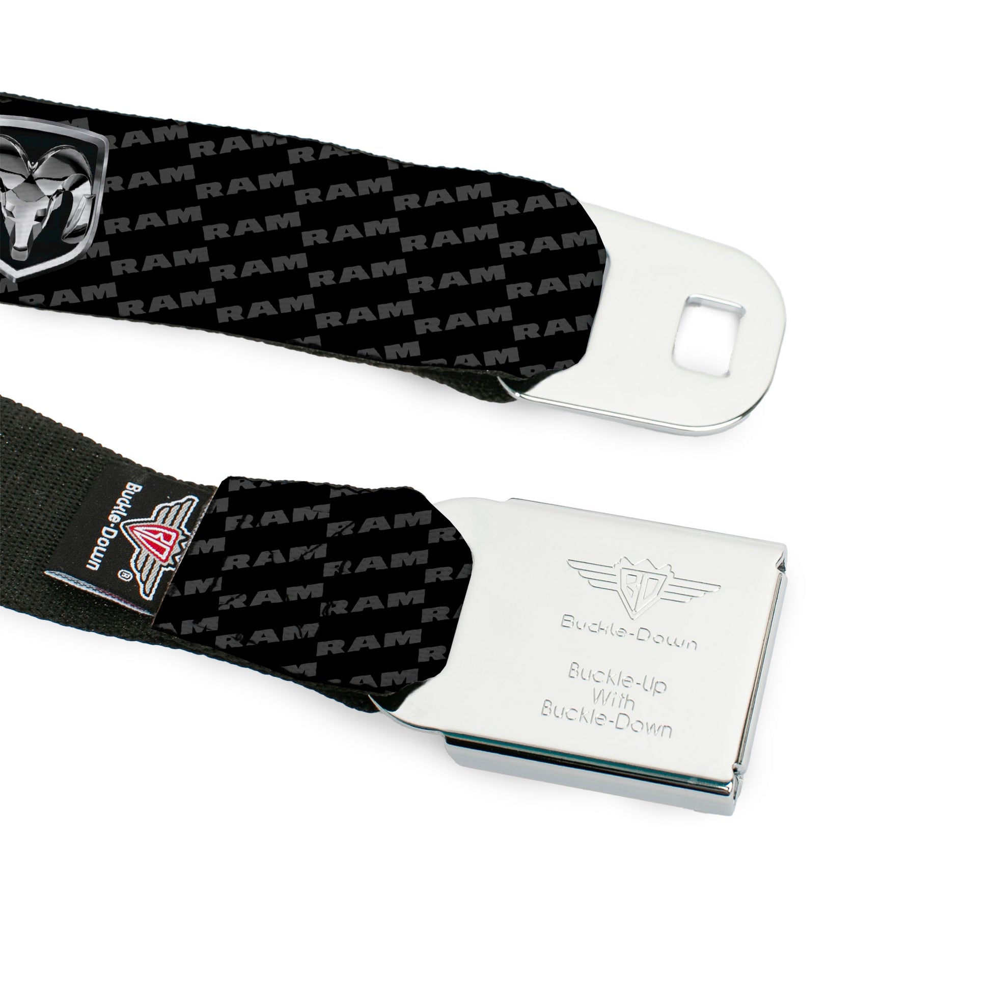 Ram Seatbelt Belt - Ram REPEAT w/Text Webbing Seatbelt Belts Ram