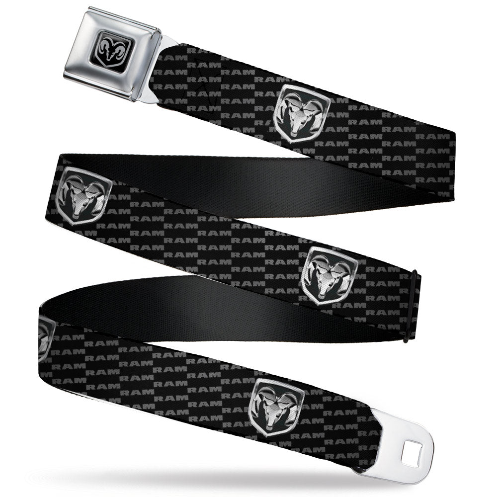 Ram Seatbelt Belt - Ram REPEAT w/Text Webbing Seatbelt Belts Ram