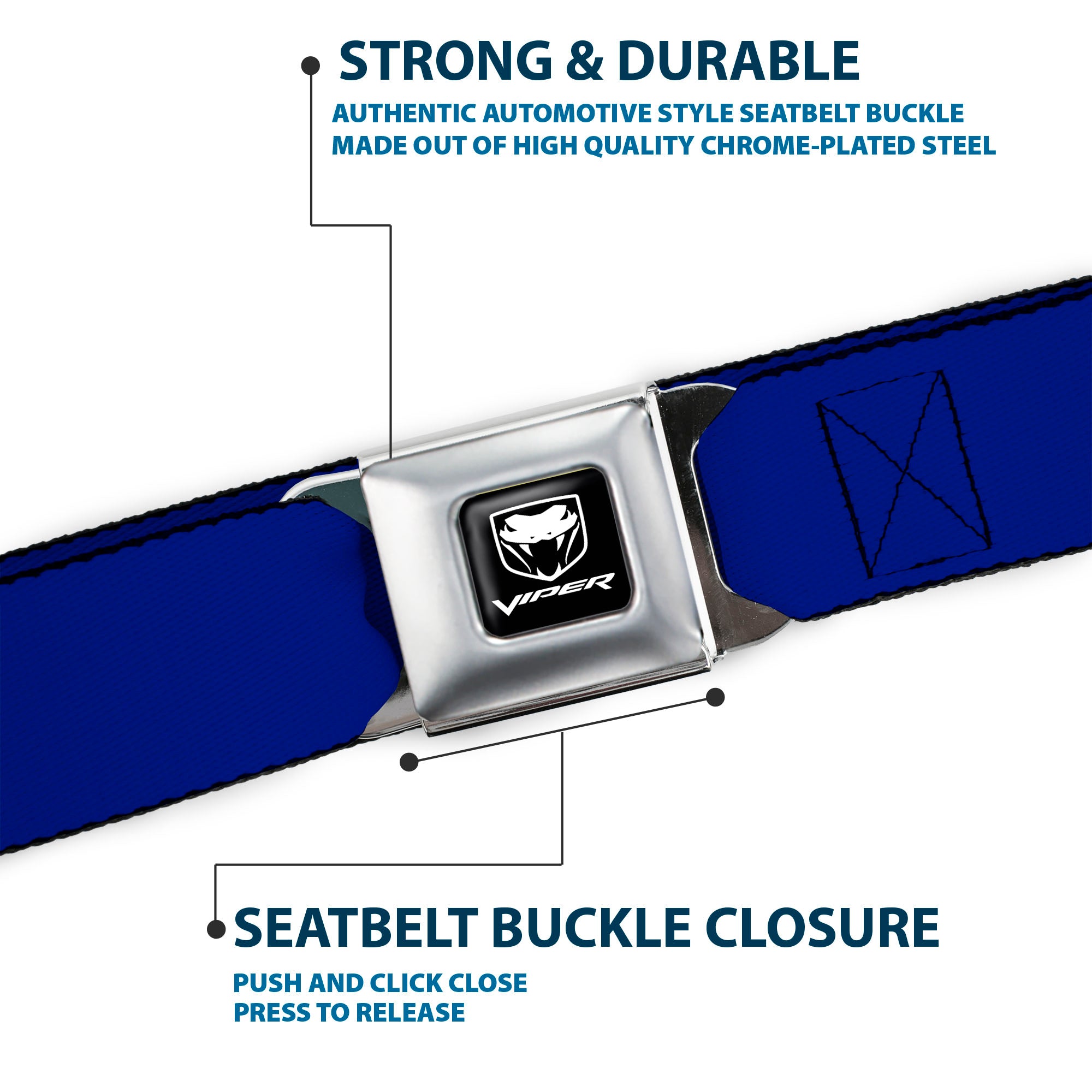 Dodge Viper Seatbelt Belt - Royal Webbing Seatbelt Belts Dodge
