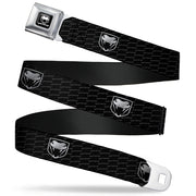 Dodge Viper Seatbelt Belt - Dodge Viper REPEAT w/Text Webbing Seatbelt Belts Dodge