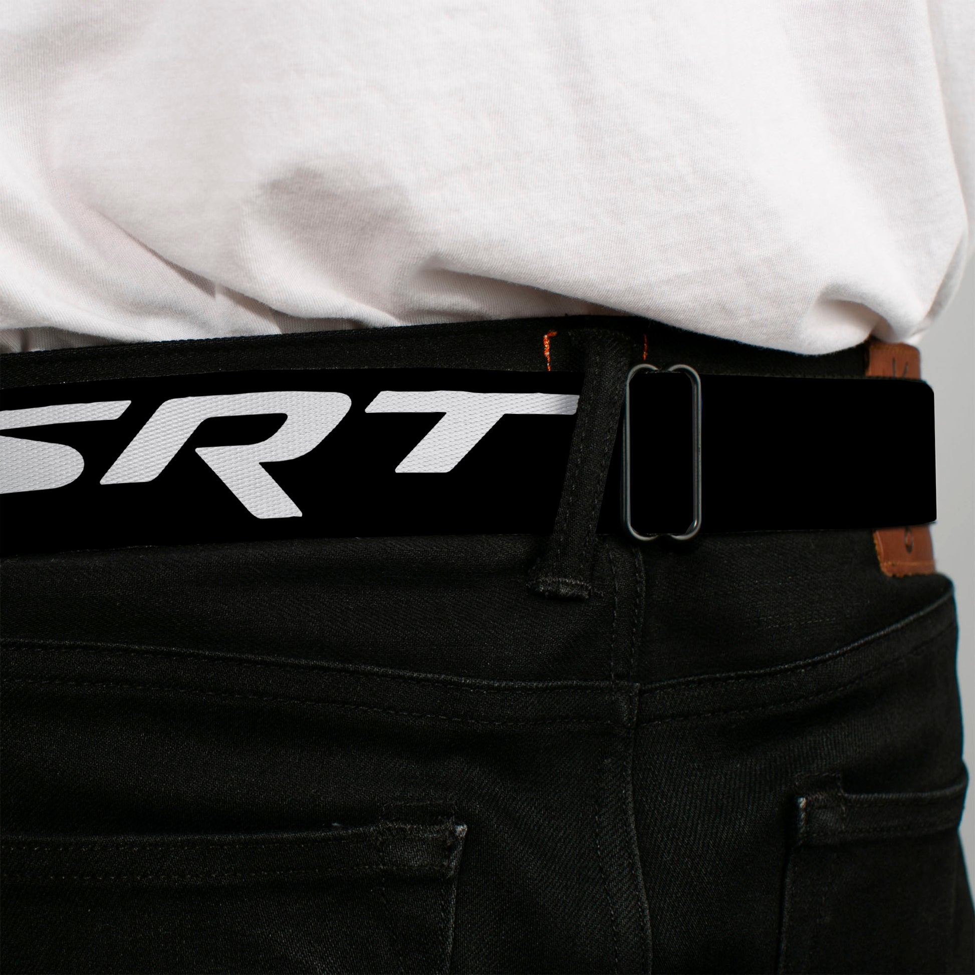 Dodge Viper Seatbelt Belt - SRT Black/White Webbing Seatbelt Belts Dodge