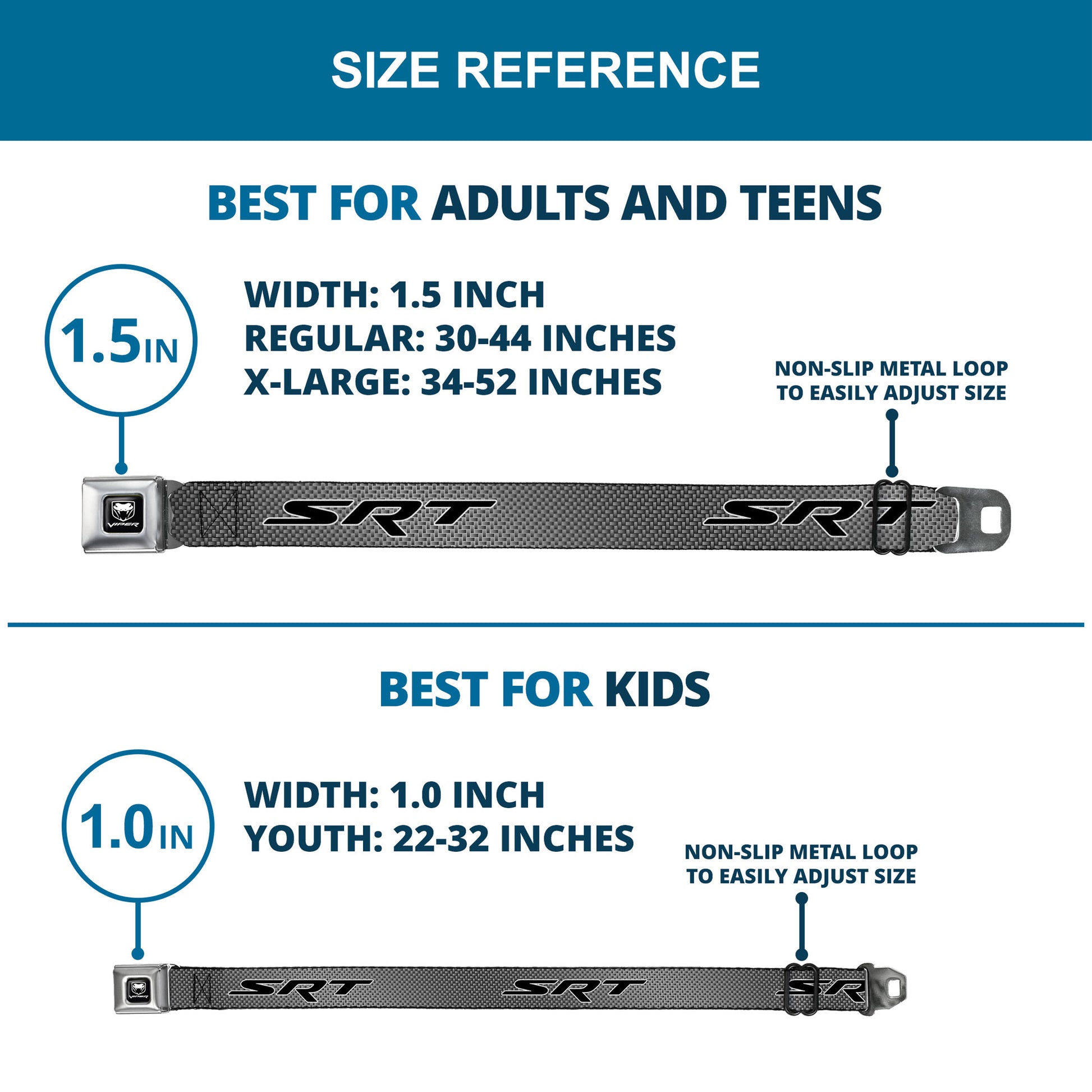 Dodge Viper Seatbelt Belt - SRT Carbon Fiber Silver/White/Black Webbing Seatbelt Belts Dodge