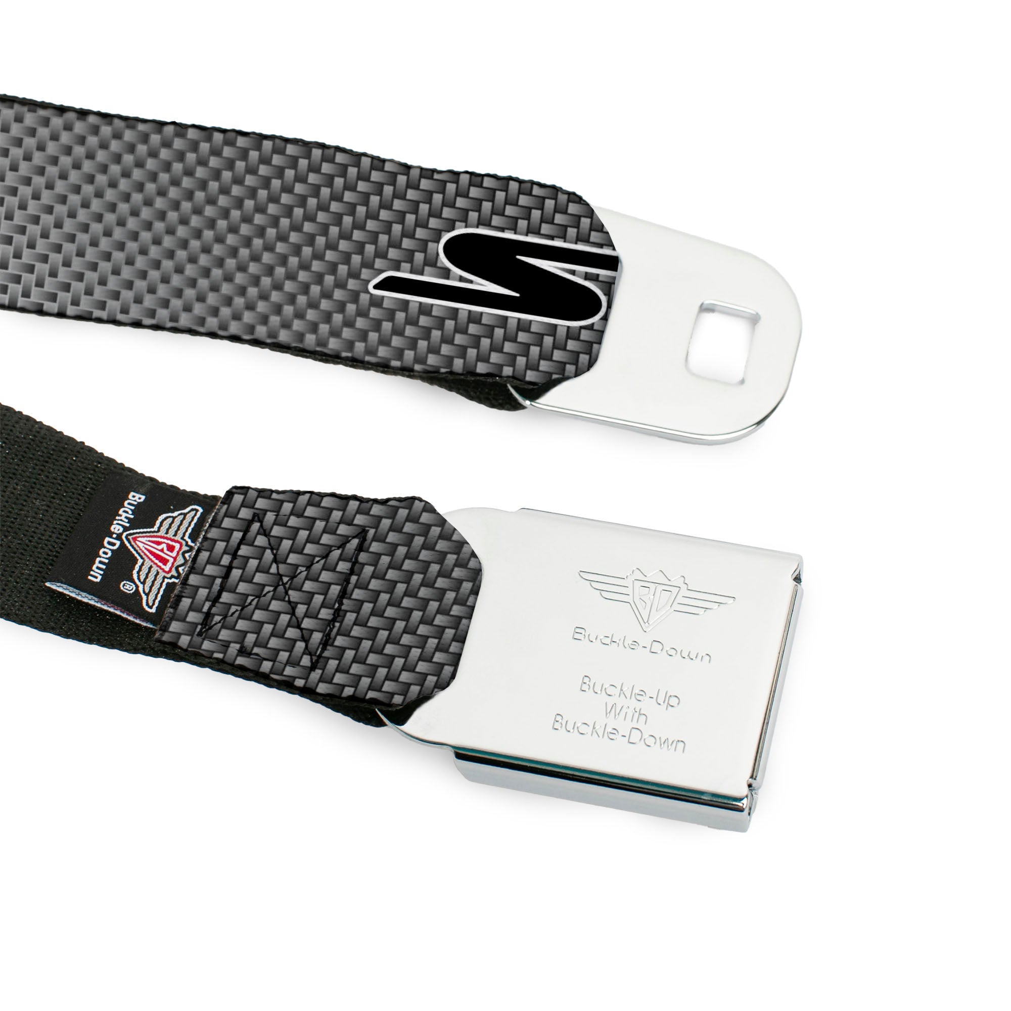Dodge Viper Seatbelt Belt - SRT Carbon Fiber Silver/White/Black Webbing Seatbelt Belts Dodge