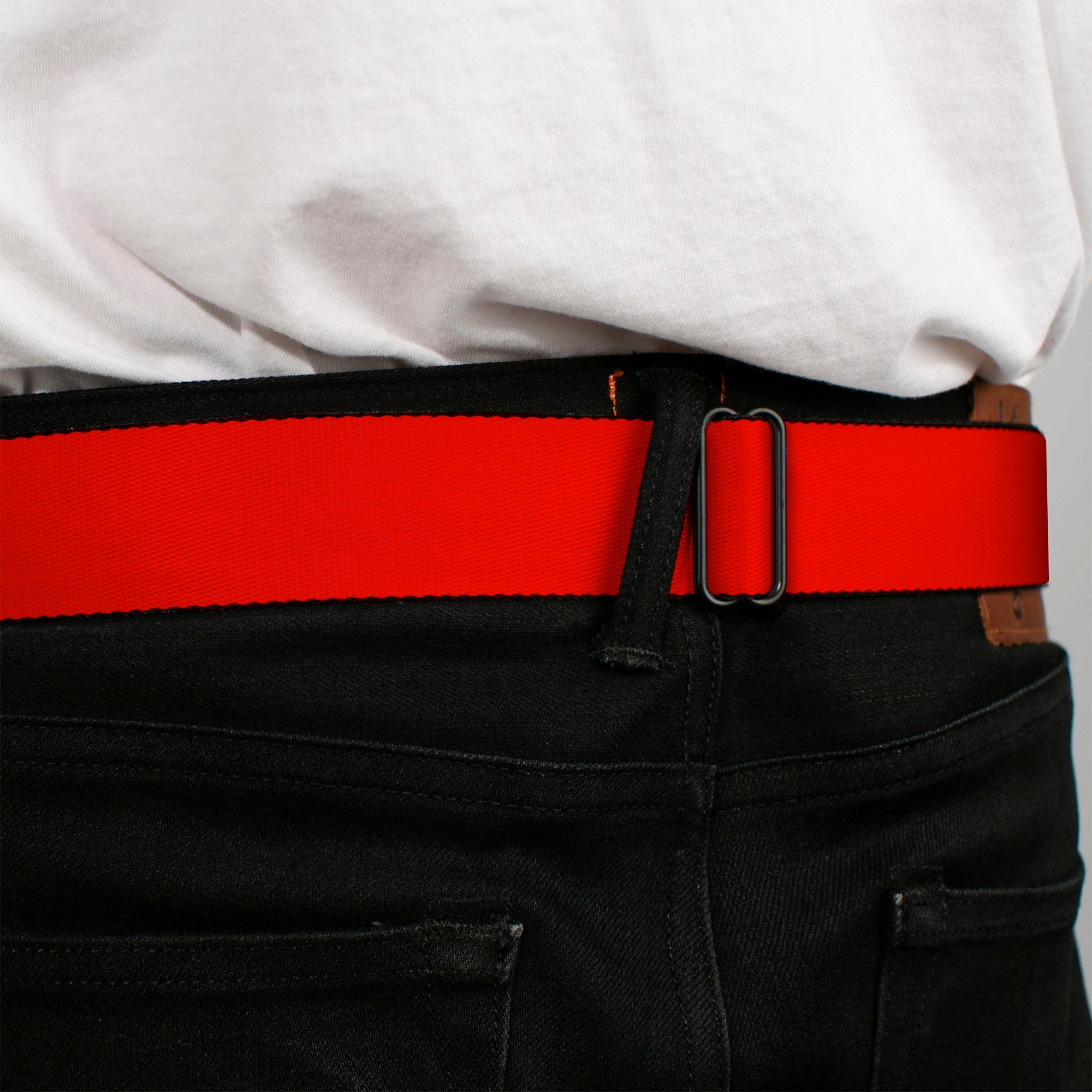 Ford Emblem Seatbelt Belt - Red Webbing Seatbelt Belts Ford