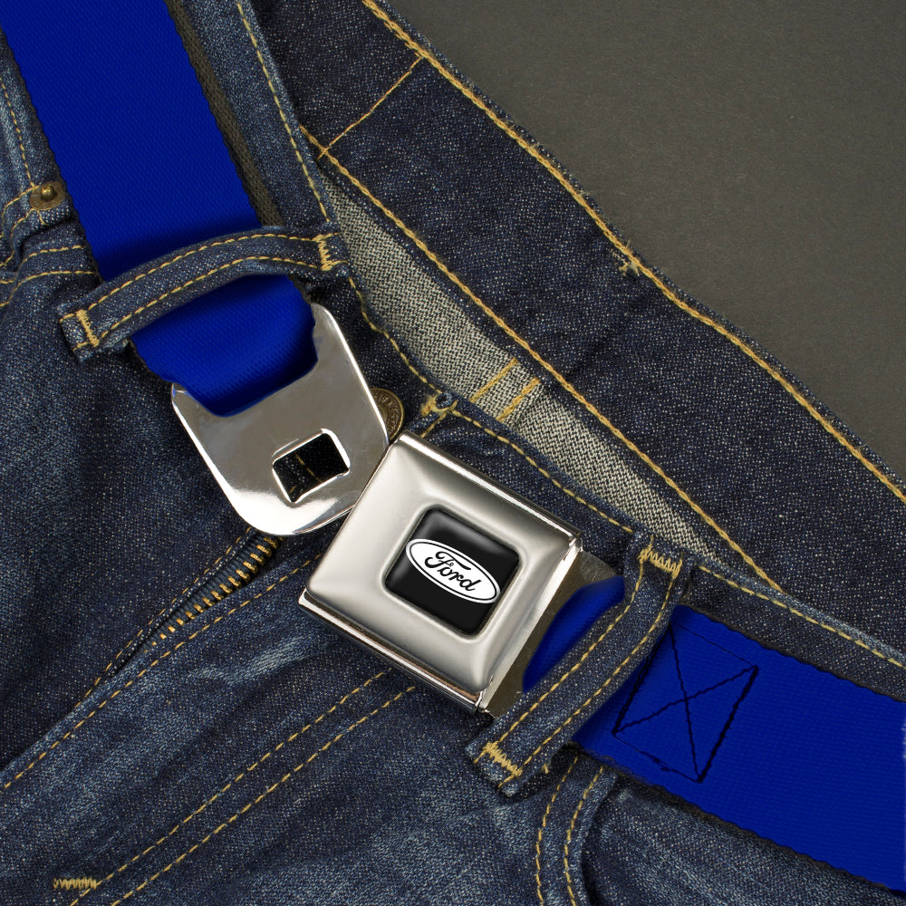Ford Emblem Seatbelt Belt - Royal Webbing Seatbelt Belts Ford