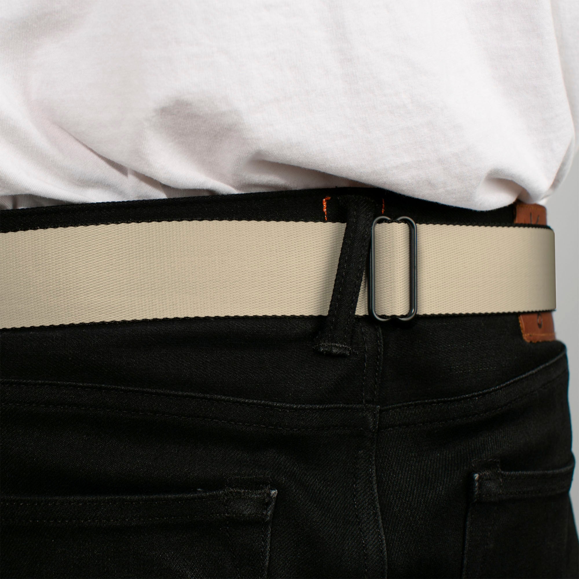 Ford Emblem Seatbelt Belt - Tan Webbing Seatbelt Belts Ford