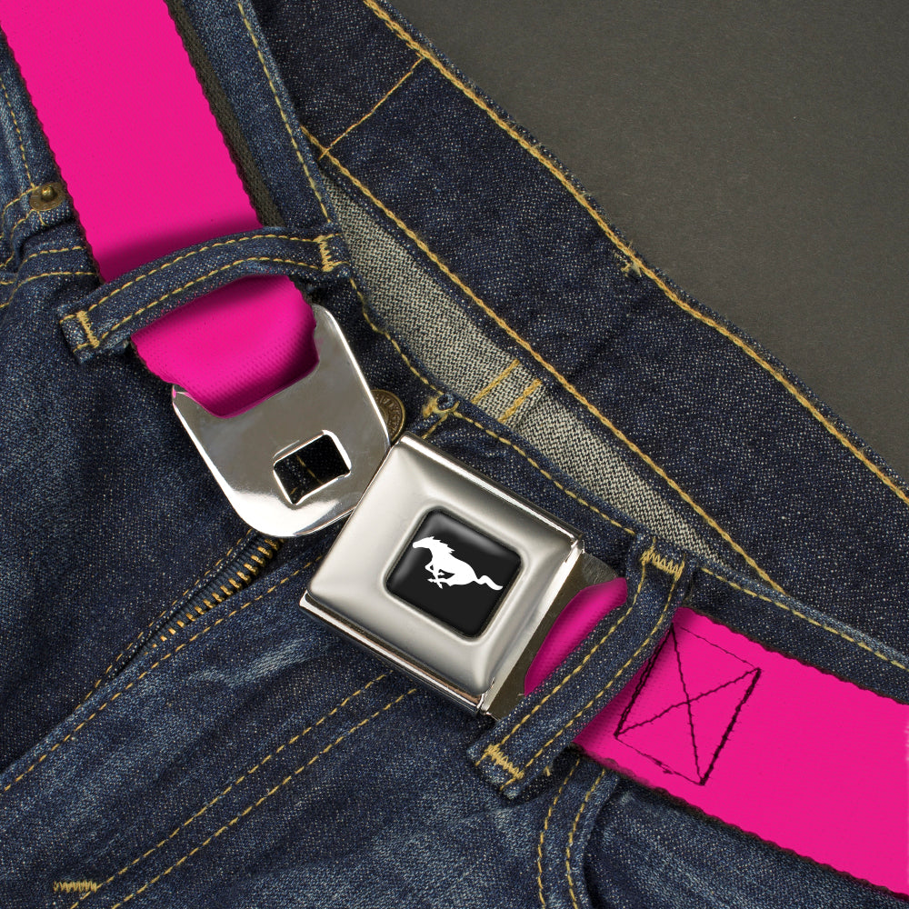 Ford Mustang Seatbelt Belt - Fuchsia Webbing Seatbelt Belts Ford