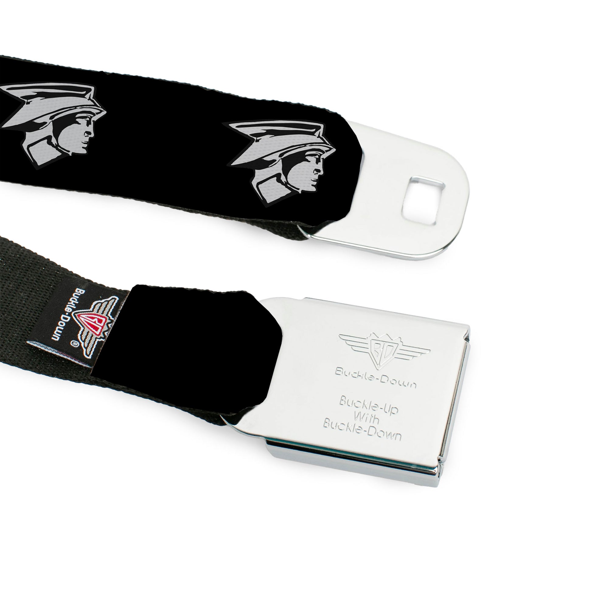 Ford Mercury Head Emblem Full Color Black White Seatbelt Belt - Ford Mercury Head Emblem Black/White Webbing Seatbelt Belts Ford