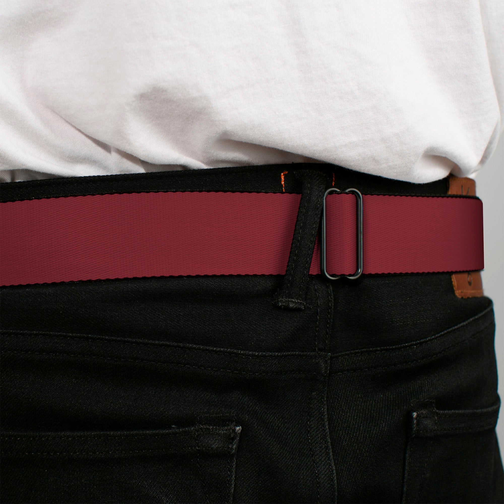 GM Seatbelt Belt - Burgundy Webbing Seatbelt Belts GM General Motors