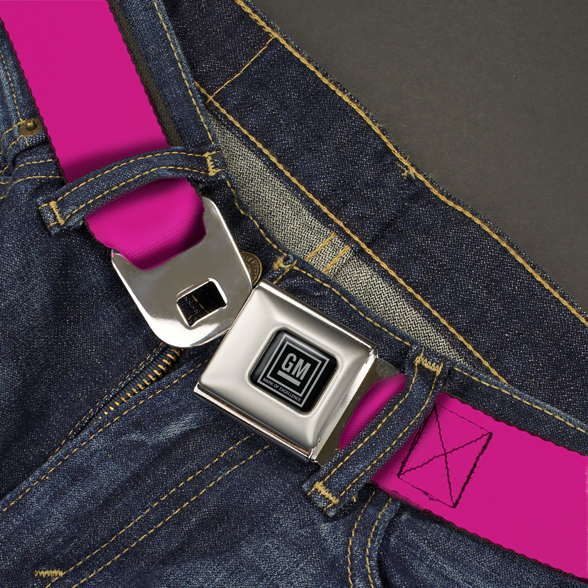 GM Seatbelt Belt - Fuchsia Webbing Seatbelt Belts GM General Motors