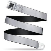 GM Seatbelt Belt - Silver Webbing Seatbelt Belts GM General Motors