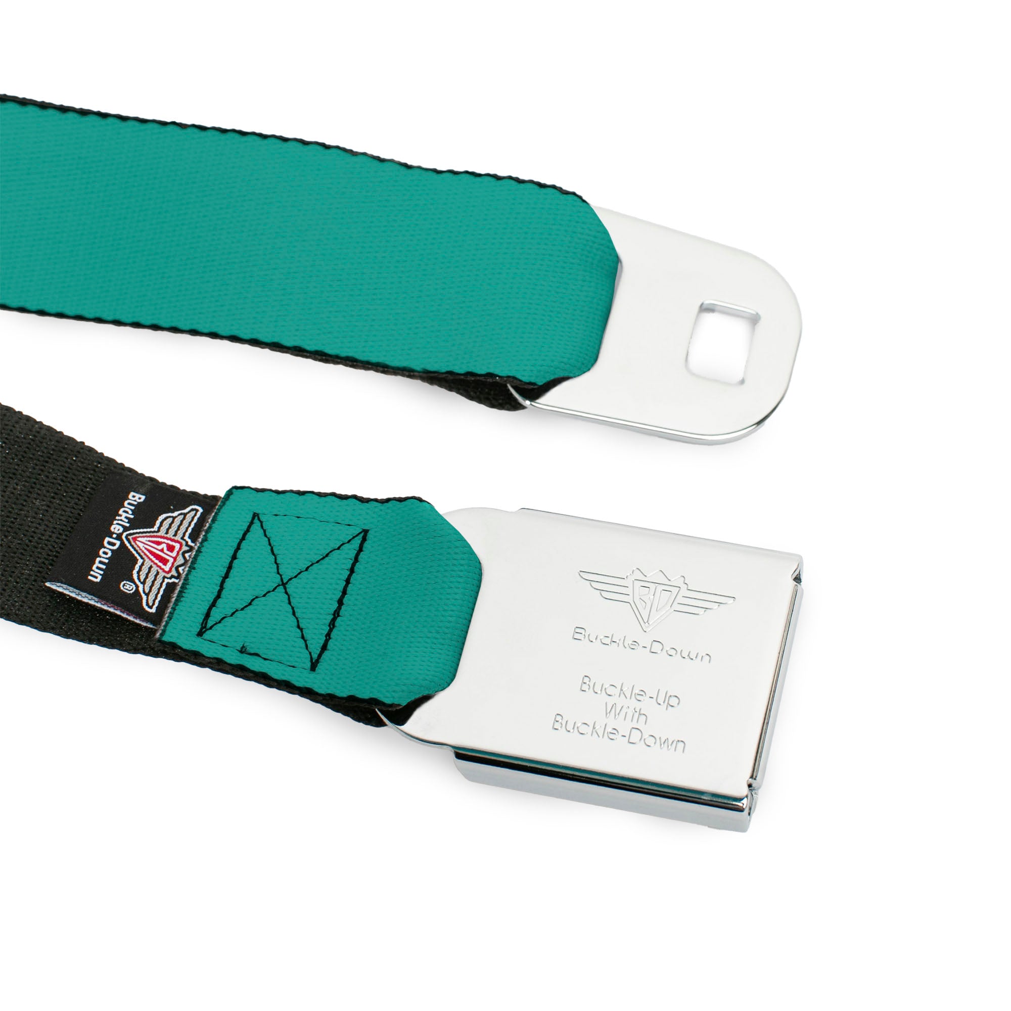 GM Seatbelt Belt - Teal Webbing Seatbelt Belts GM General Motors