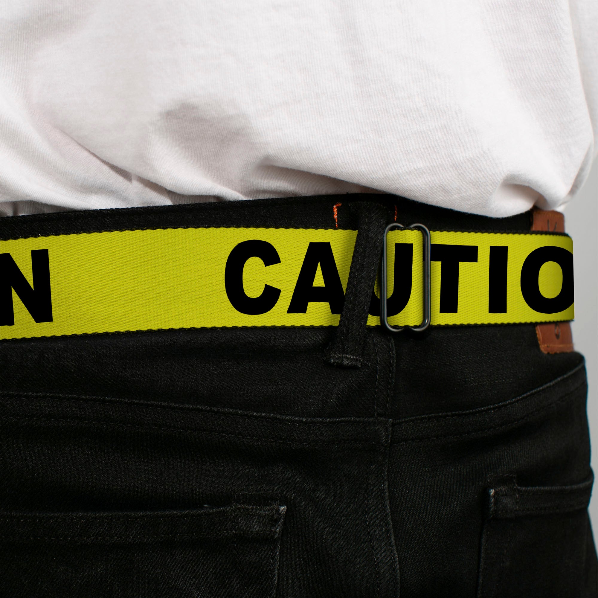 GM Seatbelt Belt - CAUTION Seatbelt Belts GM General Motors