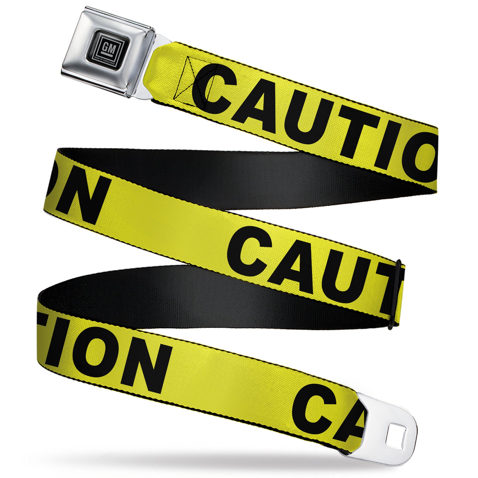 GM Seatbelt Belt - CAUTION Seatbelt Belts GM General Motors