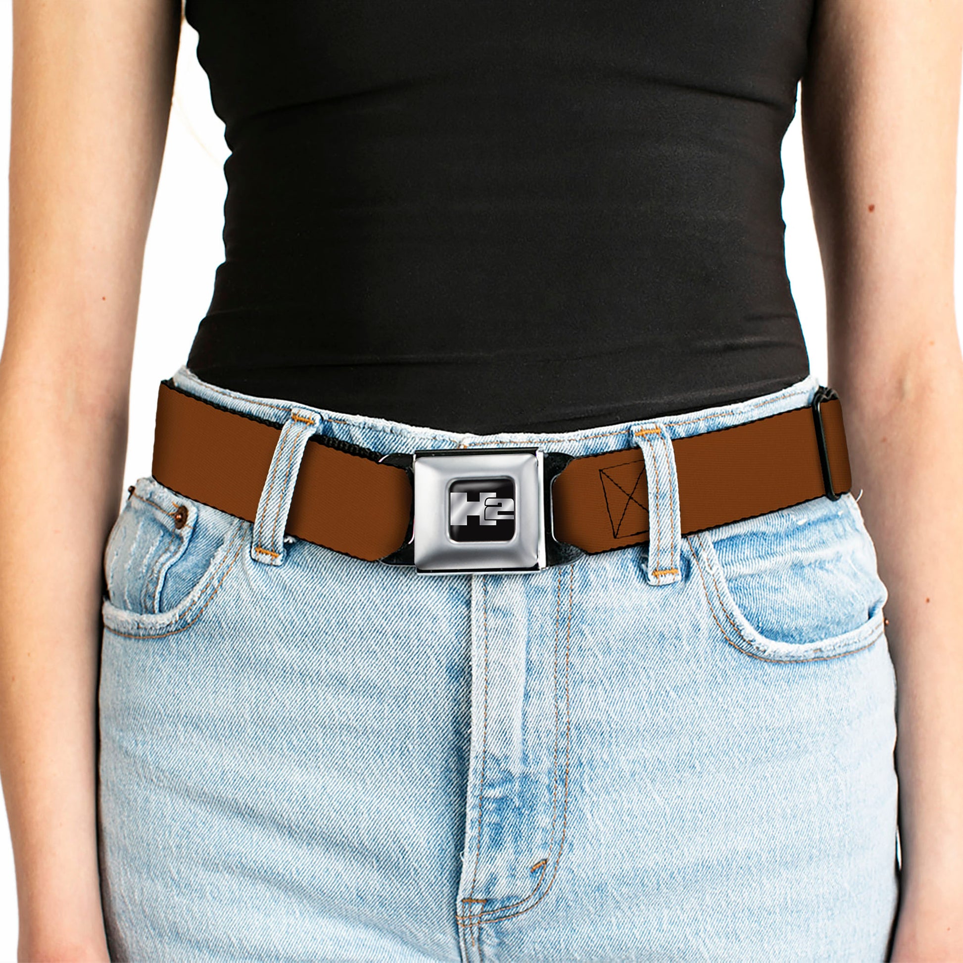 Hummer H2 Seatbelt Belt - Brown Webbing Seatbelt Belts GM General Motors