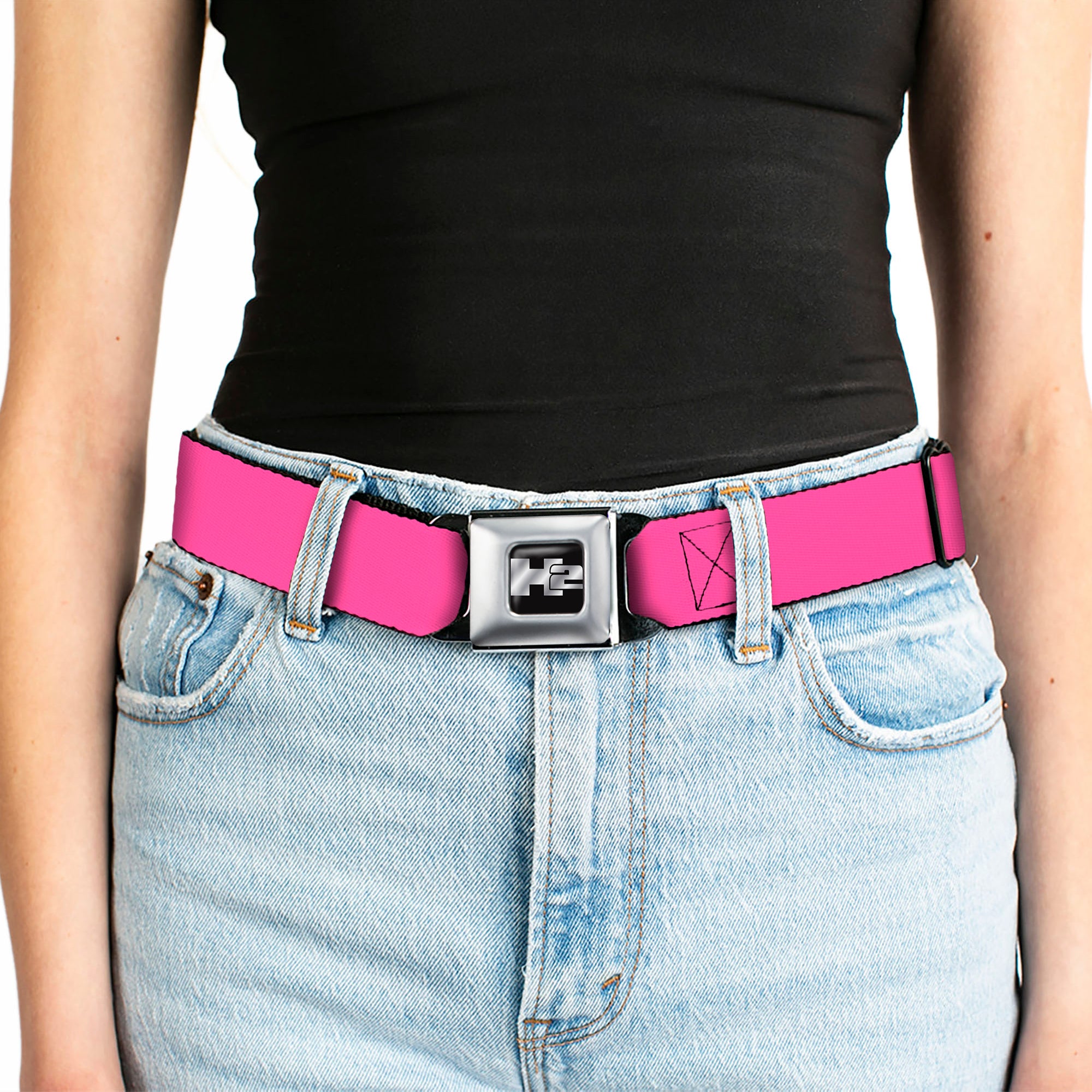 Hummer H2 Seatbelt Belt - Neon Pink Webbing Seatbelt Belts GM General Motors