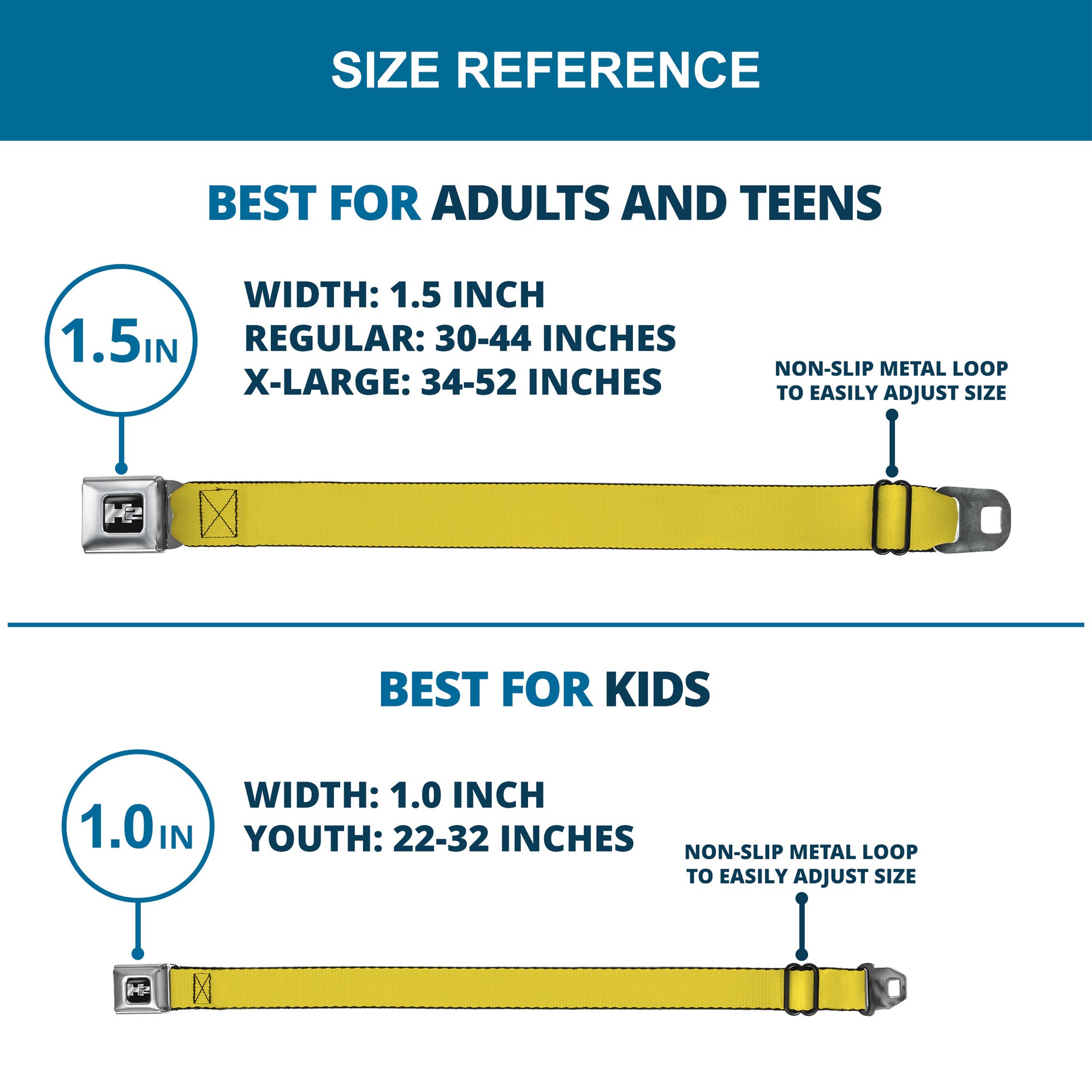 Hummer H2 Seatbelt Belt - Yellow Webbing Seatbelt Belts GM General Motors