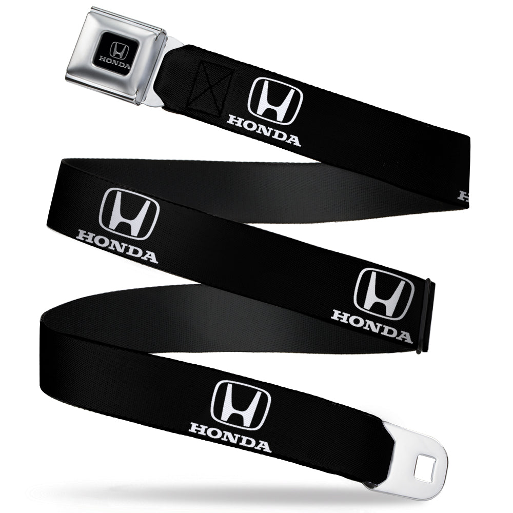 Honda Seatbelt Belt - Honda Logo Black/White Webbing Seatbelt Belts Honda
