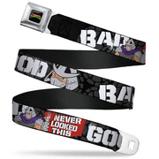 Classic TMNT Logo Full Color Seatbelt Belt - Shredder Poses BAD NEVER LOOKED THIS GOOD Webbing Seatbelt Belts Teenage Mutant Ninja Turtles