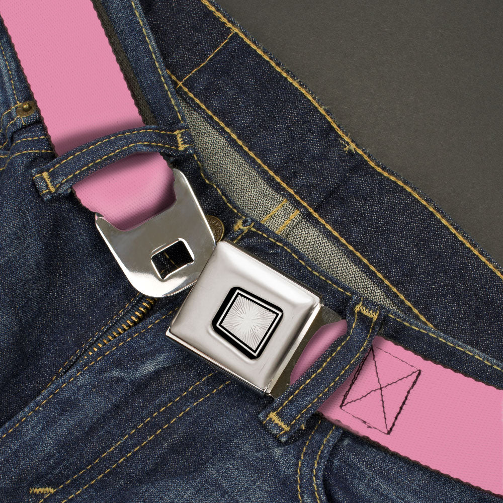 Starburst Seatbelt Belt - Baby Pink Webbing Seatbelt Belts Buckle-Down