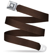 Starburst Seatbelt Belt - Brown Webbing Seatbelt Belts Buckle-Down