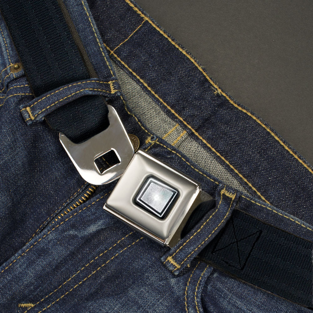 Starburst Seatbelt Belt - Black Panel Webbing Seatbelt Belts Buckle-Down