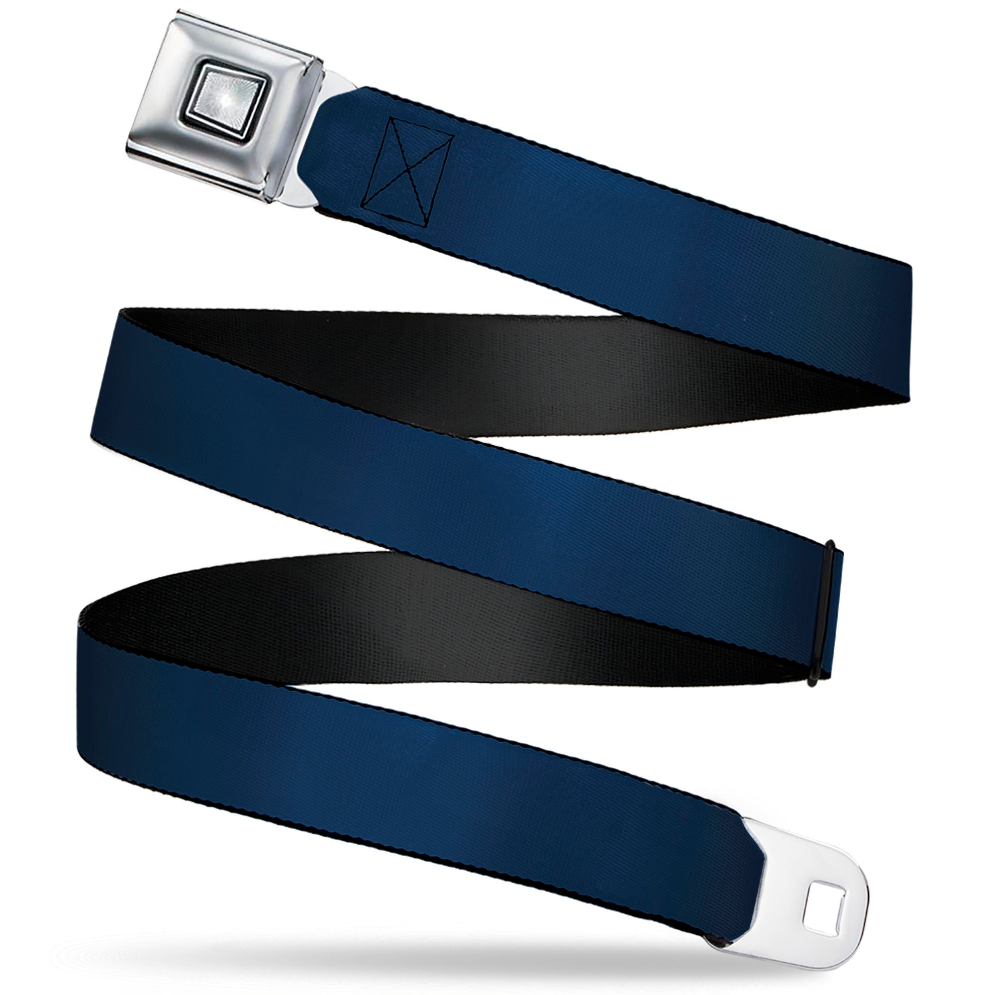 Starburst Seatbelt Belt - Navy Webbing Seatbelt Belts Buckle-Down