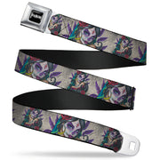 SEXY INK GIRLS Full Color Black White Seatbelt Belt - Muerta Webbing Seatbelt Belts Sexy Ink Girls