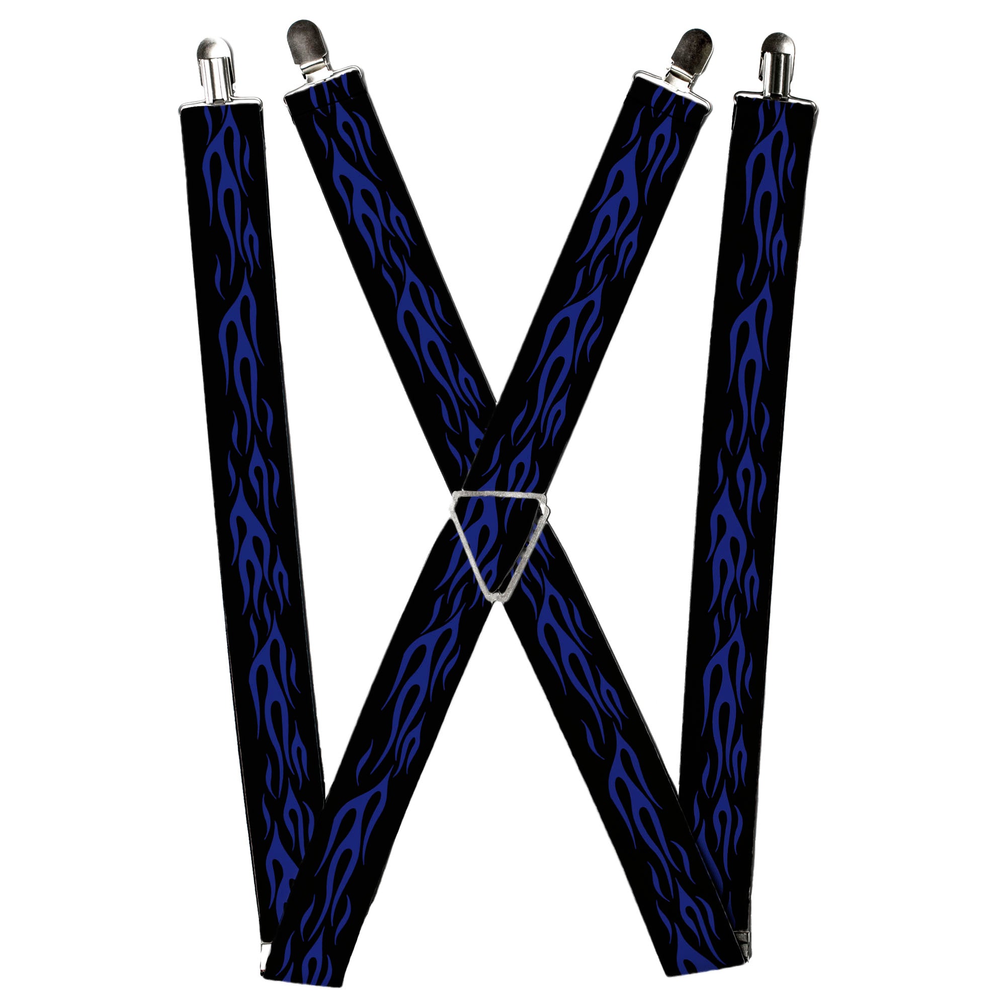 Suspenders - Flame Blue Suspenders Buckle-Down