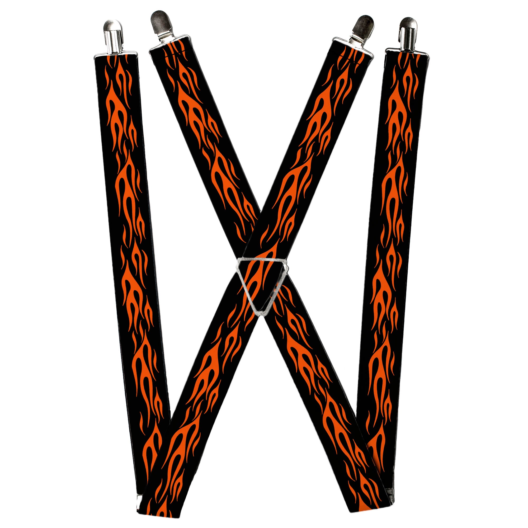 Suspenders - Flame Orange Suspenders Buckle-Down
