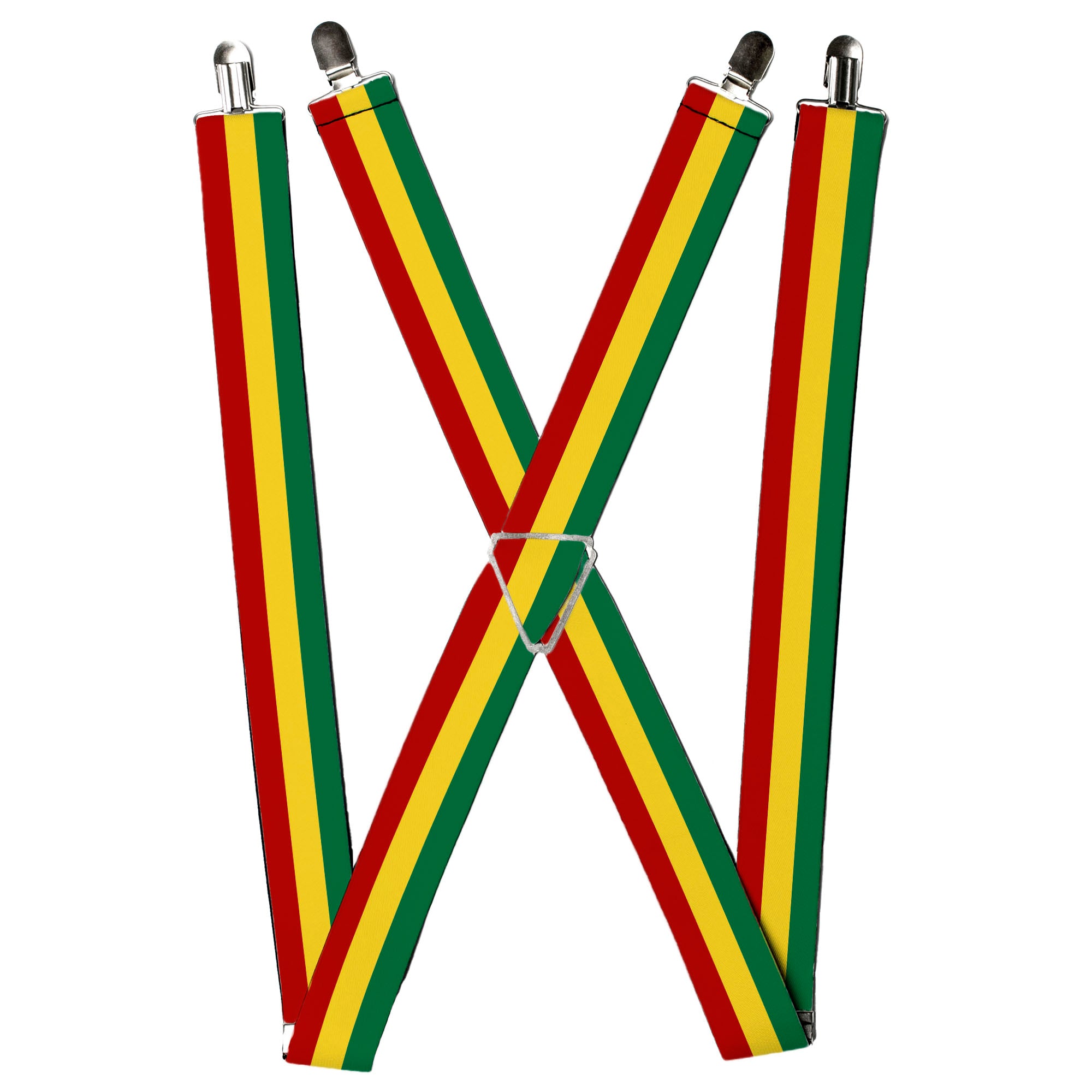Suspenders - Rasta Suspenders Buckle-Down