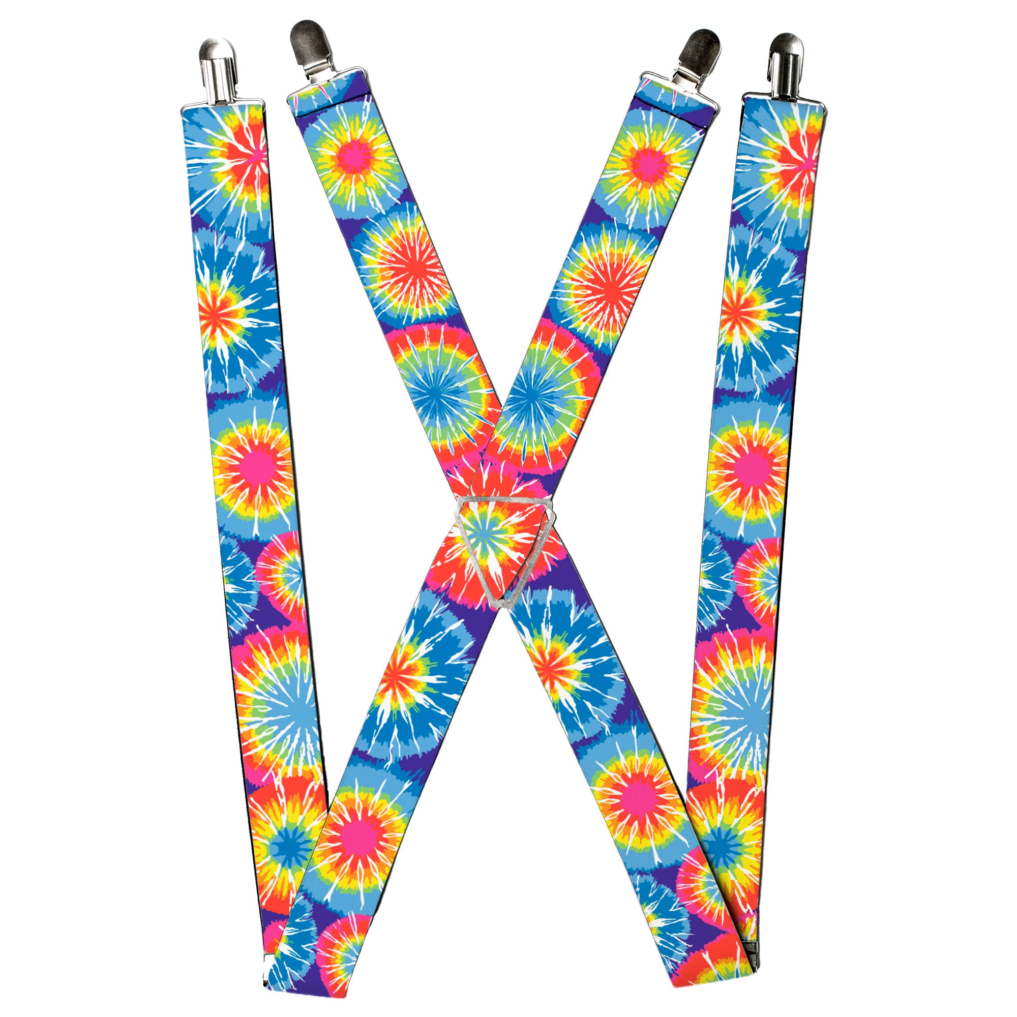 Suspenders - 70's Tie Dye Suspenders Buckle-Down