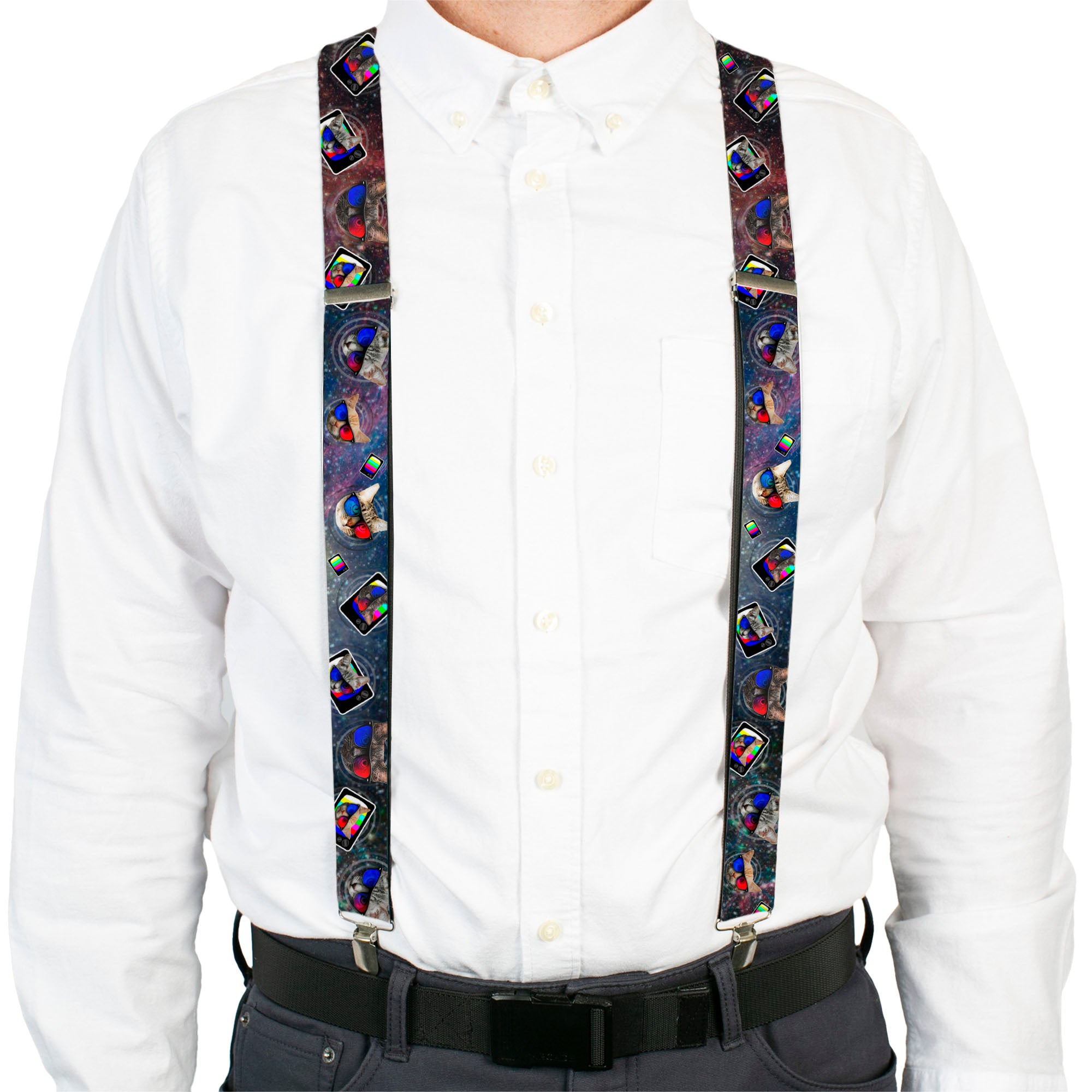 Suspenders - 3-D TV Cats in Space