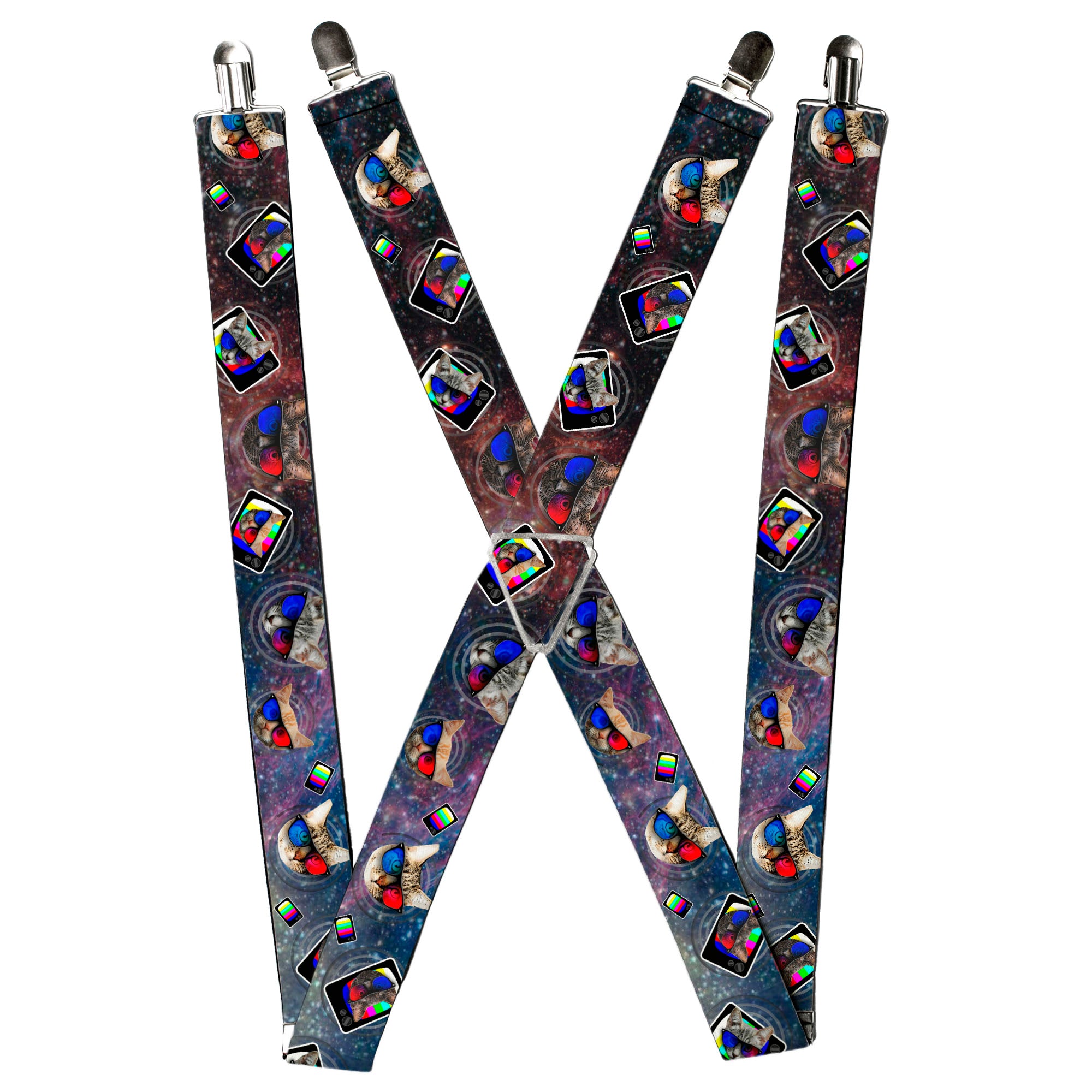 Suspenders - 3-D TV Cats in Space