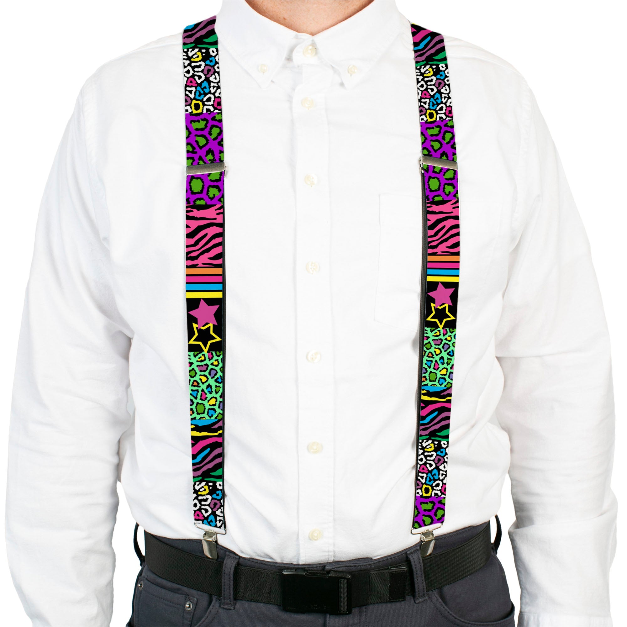 Suspenders - Animal Skins & Stripes 2 Suspenders Buckle-Down