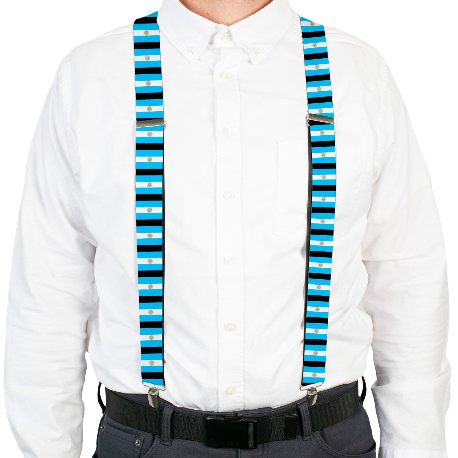 Suspenders - Argentina Flags Suspenders Buckle-Down