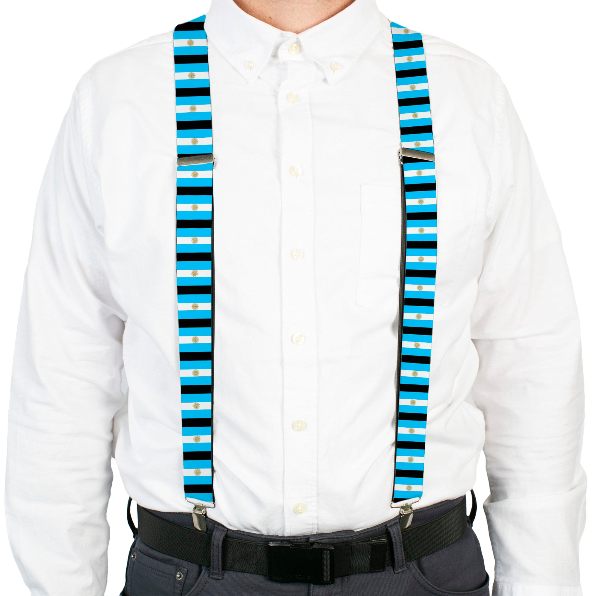 Suspenders - Argentina Flags Suspenders Buckle-Down