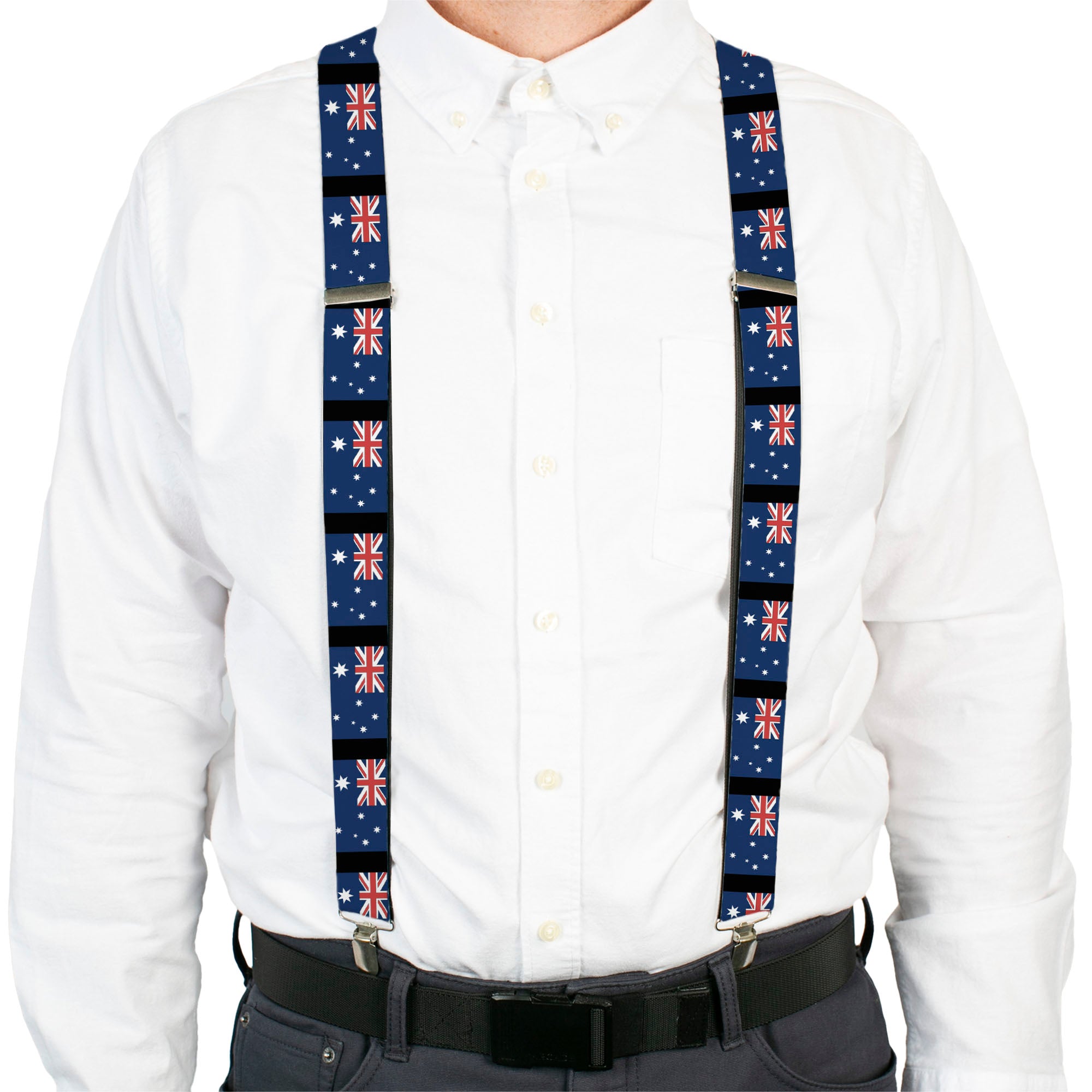 Suspenders - Australia Flags Suspenders Buckle-Down