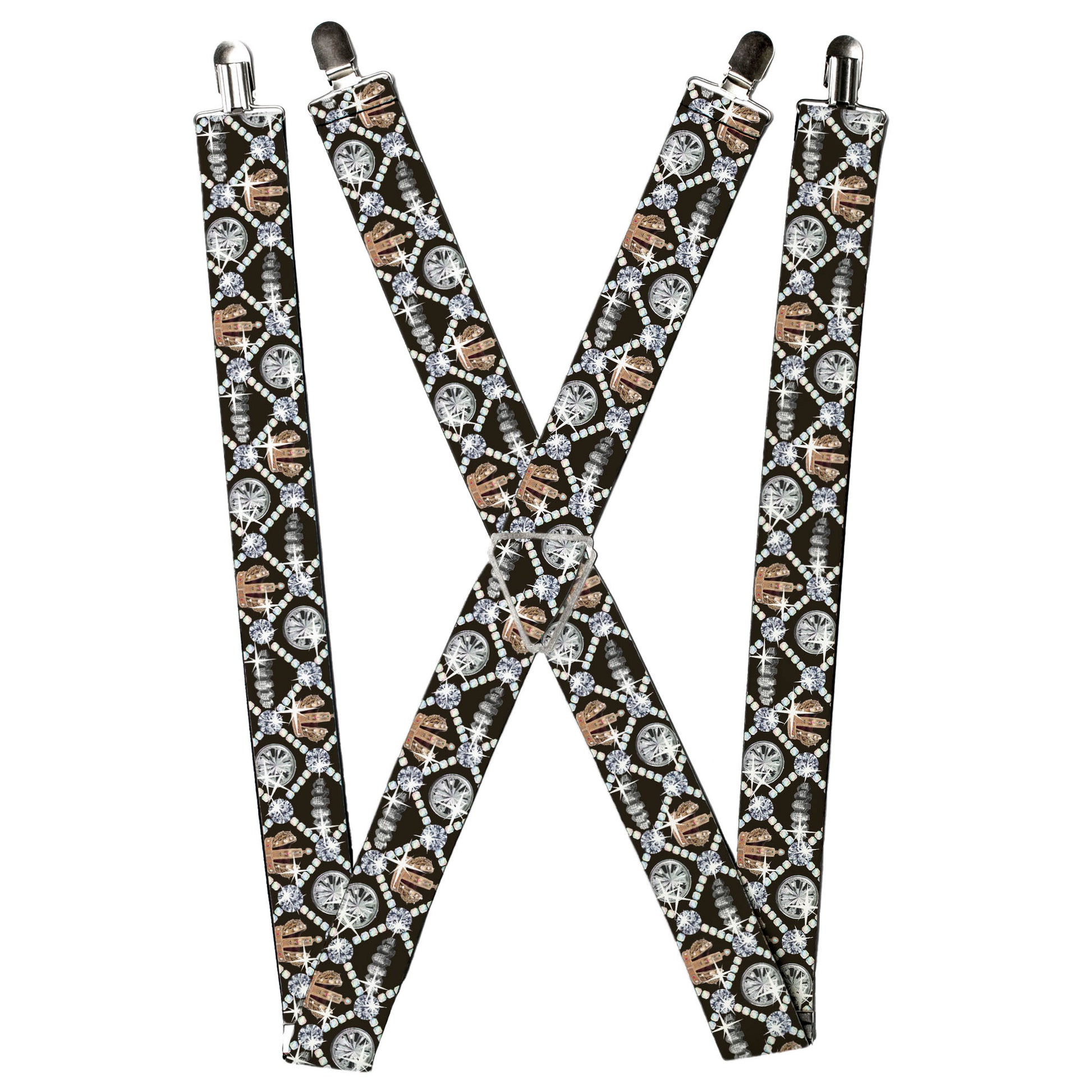 Suspenders - Bling Suspenders Buckle-Down