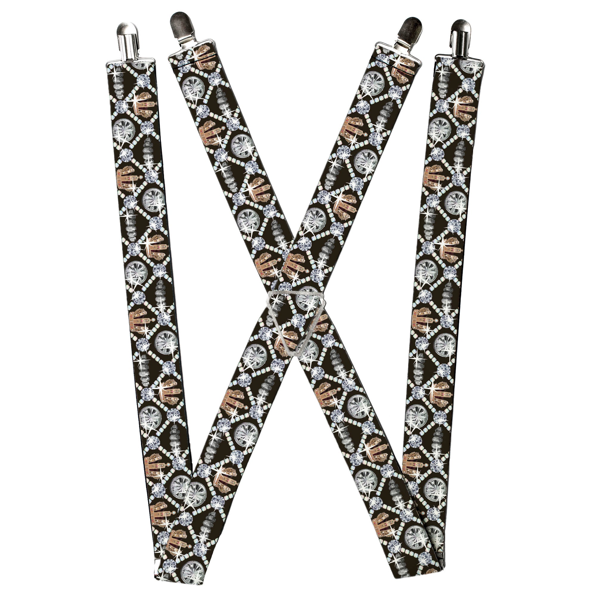 Suspenders - Bling Suspenders Buckle-Down