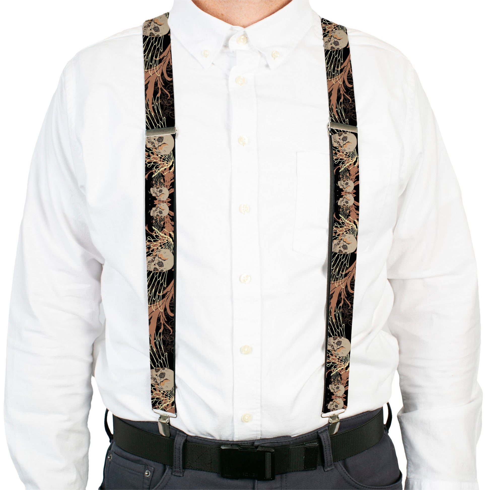 Suspenders - Buckle-Down Die Hard Skull 02 Suspenders Buckle-Down