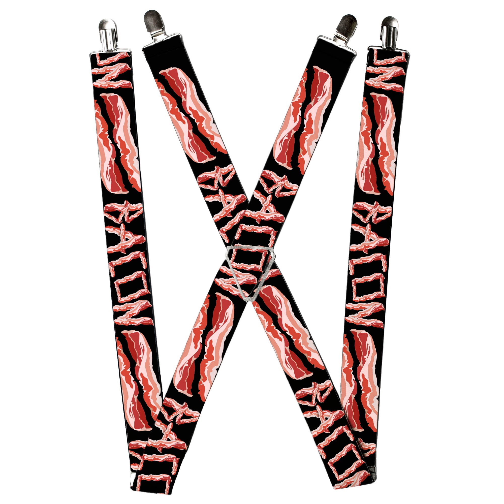 Suspenders - Bacon w/Text2 Suspenders Buckle-Down