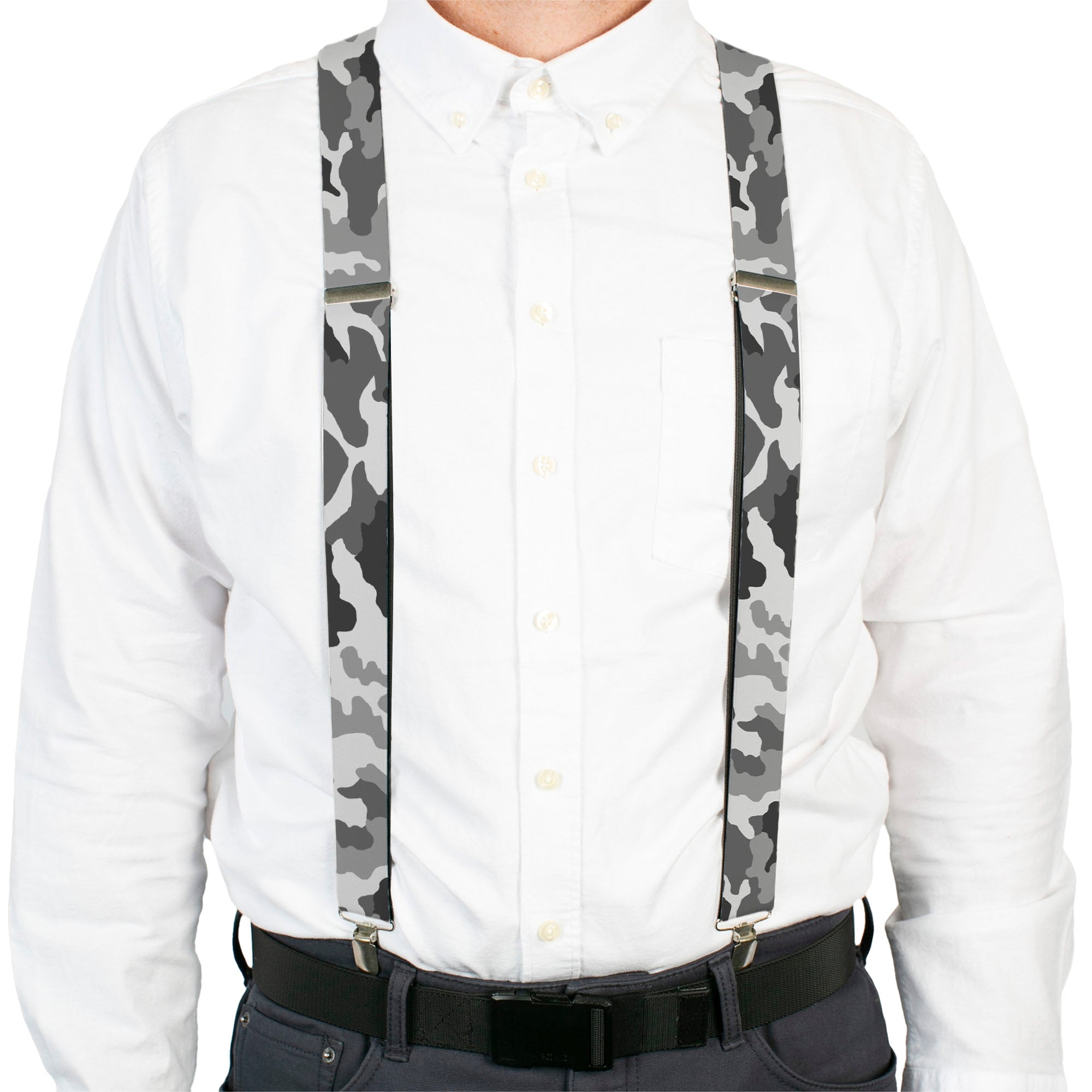 Suspenders - Camo White Suspenders Buckle-Down